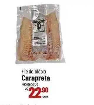 Muffato Filé de tilapia carapreta oferta