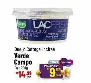 Queijo cottage lacfree verde campo