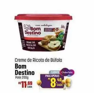 Muffato Creme de ricota de búfala bom destino oferta