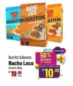 Burrito sabores nacho loco