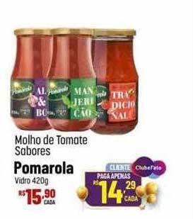 Muffato Molho de tomate sabores pomarola oferta