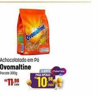 Muffato Achocolatado em pó ovomaltine oferta