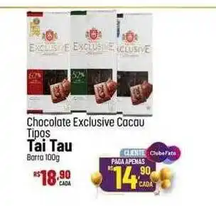 Muffato Chocolate exclusive cacau tipos tai tau oferta