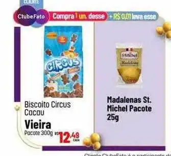 Muffato Biscoito circus cacau vieira oferta