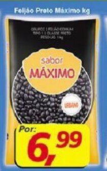 Supermercados Guanabara Feijao Preto Maximo 1kg oferta