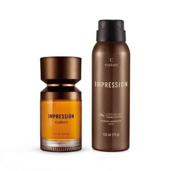 Eudora Combo impression: eau de parfum 100ml + desodorante antitranspirante aerossol 125ml oferta