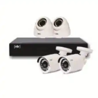 Ferreira Costa Kit 4 câmeras de segurança full hd + dvr  canais - vtv  oferta