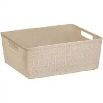 Ferreira Costa Cesta organizadora de plástico 34x27,5cm retangular empilhável - ... oferta