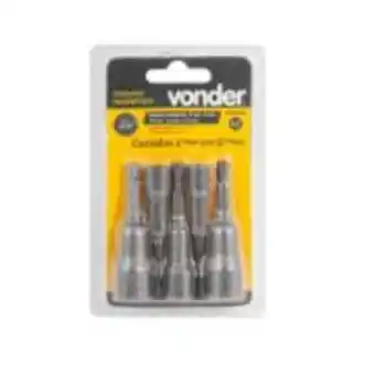 Ferreira Costa Soquete sextavado com encaixe de 1 4" 5 peças  - vonder  oferta