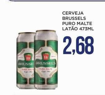 Apoio Mineiro Cerveja brussels puro malte latão oferta