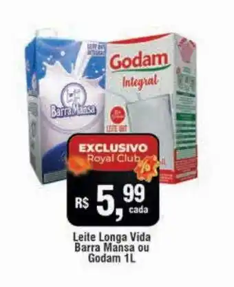 Prezunic Leite longa vida barra mansa ou godam oferta