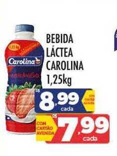 Supermercados Avenida Bebida láctea carolina oferta