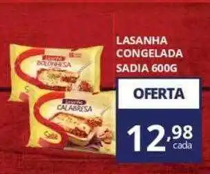 Lasanha congelada sadia