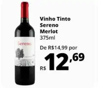Supermercados Baklizi Vinho tinto sereno merlot oferta