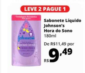 Supermercados Baklizi Sabonete líquido johnson's hora do sono oferta