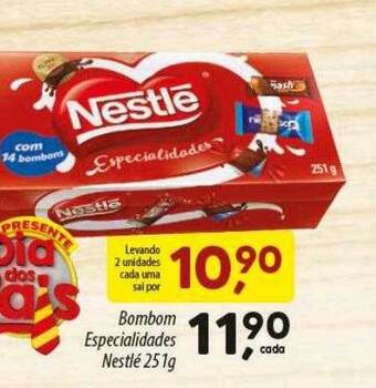 Asun Bombom especialidades nestlé oferta