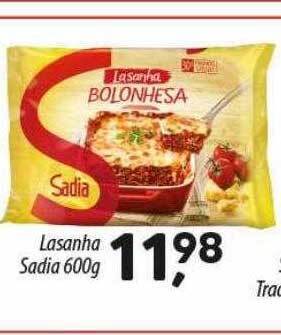 Asun Lasanha sadia oferta