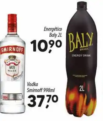Asun Energético baly vodka smirnoff oferta