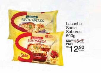 Mambo Lasanha sadia sabores oferta