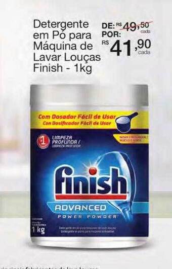 Mambo Detergente em pó para máquina de lavar louças finish oferta