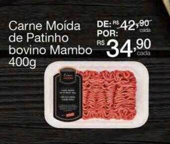 Mambo Carne moída de patinho bovino mambo oferta