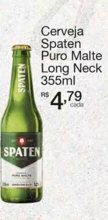 Mambo Cerveja spaten puro malte long neck oferta