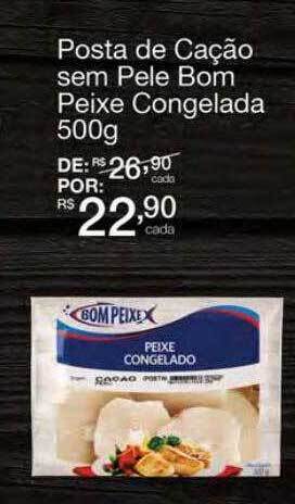 Mambo Posta de cação sem pele bom peixe congelada oferta