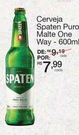 Mambo Cerveja spaten puro malte one way oferta