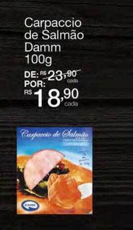 Mambo Carpaccio de salmão damm oferta