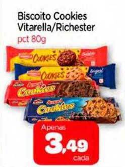Biscoito cookies vitarella-richester