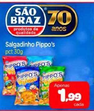 Nordestão Salgadinho pippo's pct oferta