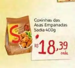 Nordestão Coxinhas das asas empanadas sadia oferta