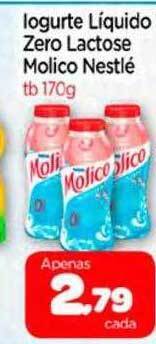 Nordestão Iogurte líquido zero lactose molico nestlé oferta