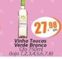 Vinho toucas verde branco gfa