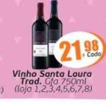 Supermercados Archer Vinho santa laura trad. oferta