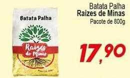 Batata palha raizes de minas