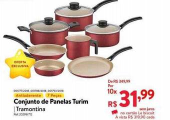 Conjunto de panelas turim tramontina