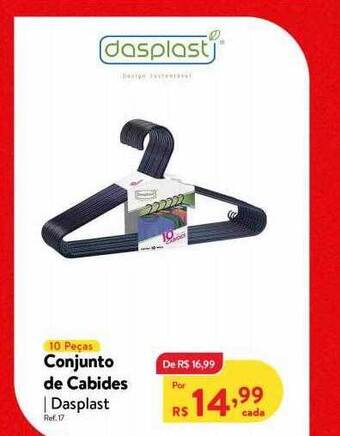 Le Biscuit Conjunto de cabides dasplast oferta