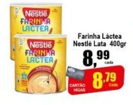 Higa's Supermercado Farinha lactea Nestle Lata 400g oferta