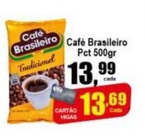 Higa's Supermercado Cafe Brasileiro Pct 500g oferta