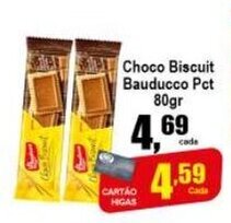 Higa's Supermercado Choco Biscuit Bauducco pct 80g oferta