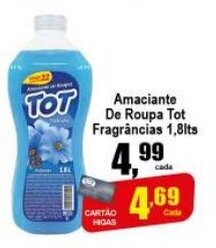 Higa's Supermercado Amaciante de Roupa Tot Fragrancias 1.8L oferta
