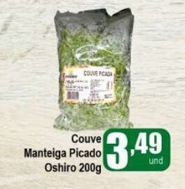 Higa's Supermercado Couve Manteiga Picada Oshiro 200g oferta