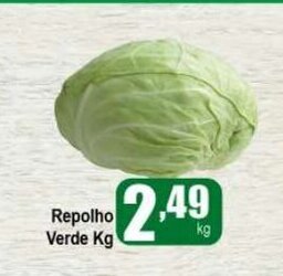 Higa's Supermercado Repolho Verde 1kg oferta