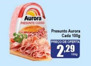 Higa's Supermercado Presunto Aurora Cada 100g oferta