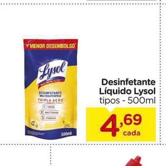 Desinfetante líquido lysol