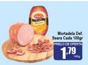 Higa's Supermercado Mortadela Def. Seara Cada 100g oferta