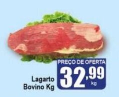 Higa's Supermercado Lagarto Bovino 1kg oferta