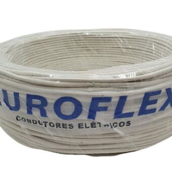 Leroy Merlin Fio cabo flexível branco euroflex 2,5mm 100 metros oferta