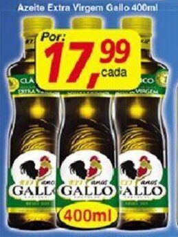 Supermercados Guanabara Azeite Extra Virgem Gallo 400ml oferta